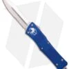 Microtech Blue Troodon D/E OTF Automatic Knife (3" Satin Serr) 138-5BL -Microtech microtech troodon de blue satin serr 138 5bl