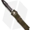 Microtech OD Green Troodon D/E OTF Automatic Knife (3" Black Serr) 138-2GR
