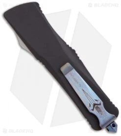 Microtech Marfione Custom Troodon OTF D/E Automatic Knife (High Polish) #36 -Microtech microtech troodon de high polish blued titanium hardware 036 back