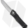 Microtech Troodon Knife Tanto OTF Automatic (3.05" Bead Blast Serr) 140-8 -Microtech microtech troodon te bead blast serrated 140 8