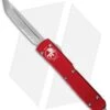 Microtech Ultratech T/E OTF Automatic Knife Red (3.4" Stonewash Serr) 123-11RD