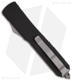 Microtech Ultratech D/A OTF Tanto Knife (3.4" Bead Blast Plain) 123-7 -Microtech microtech ultratech se bead blast 121 7 back