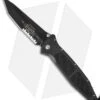 Microtech Mini Socom Tanto Manual Knife (3.25" Black Serr) 1/2000 -Microtech microtech used mini socom black 01 2000 cm