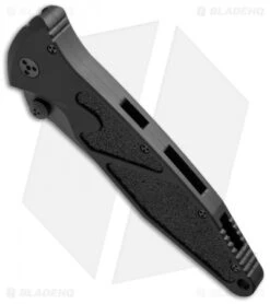 Microtech Mini-Socom Elite Folding Knife (3.4" Bead Blast Serr) 08/2004 -Microtech microtech used mini socom elite bead serr bottom cm