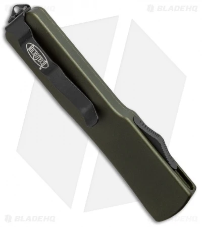Microtech UTX-70 D/E OTF Automatic Knife OD Green CC (2.4" Black Serr) 4 Microtech UTX-70 D/E OTF Automatic Knife OD Green CC (2.4" Black Serr) - Image 2