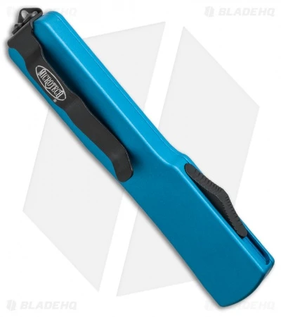 Microtech UTX-70 Tanto OTF Auto Knife Turquoise (2.4" Black Full Serr) 149-3TQ 4 Microtech UTX-70 Tanto OTF Auto Knife Turquoise (2.4" Black Full Serr) 149-3TQ - Image 2