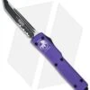 Microtech UTX-70 Tanto OTF Automatic Knife Purple (2.4" Black Serr) 149-2PU -Microtech microtech utx 70 149 2 pu bhq 36237 cm