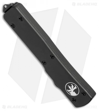 Microtech UTX-70 S/E OTF Automatic Knife Black (2.4" Damascus) 4 Microtech UTX-70 S/E OTF Automatic Knife Black (2.4" Damascus) - Image 2