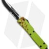 Microtech UTX-70 S/E OTF Automatic Knife Zombie (2.4" Black Serr) 148-2Z -Microtech microtech utx 70 se zombie black serr 148 2Z BHQ 37497 er