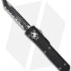 Microtech Tanto UTX-70 D/A Automatic OTF Knife (2.4" Black Full Serr) 149-3 -Microtech microtech utx 70 te black full serr 149 3