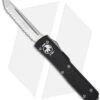 Microtech Tanto UTX-70 D/A Automatic OTF Knife (2.4" Satin Full Serr) 149-6 -Microtech microtech utx 70 te satin full serr 149 6