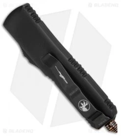 Microtech UTX-85 D/A OTF Automatic Knife (3.125" Damascus) 231-16C -Microtech microtech utx 85 se damascus 231 16c BHQ 37374 er side