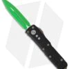 Microtech UTX-85 Jedi Master D/A OTF Automatic Knife (3.125" Green) -Microtech microtech utx jedi master green cm