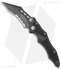 Microtech Vector Manual Knife (3.125" Black Serr) 08/1999