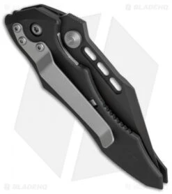 Microtech Vector Manual Knife (3.125" Black Serr) 08/1999 -Microtech microtech vector 08 1999 side cm