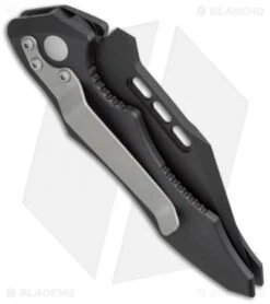 Microtech Vector Automatic Knife (3.125" Black Serr) 12/1999 -Microtech microtech vector auto 12 1999 side cm