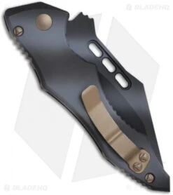 Microtech Urban Camo Vector Automatic Knife (3.95" Serr) 132-2UC -Microtech microtech vector urban camo 132 1uc back 1