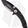 Microtech Whaleshark Flipper Knife G-10 (3.63" Black Serr) 167-2