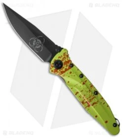 Microtech Socom Delta S/E Knife Zombie Green (4" Black) A159-1Z