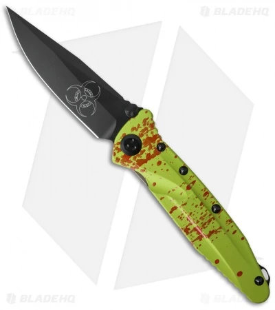 Microtech Socom Delta S/E Knife Zombie Green (4" Black) A159-1Z 3 Microtech Socom Delta S/E Knife Zombie Green (4" Black) A159-1Z