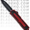 Microtech Red Scarab Double Edge OTF Knife (Black / PLN) 110-1R 2 Microtech Red Scarab Double Edge OTF Knife (Black / PLN) 110-1R -Microtech microtechscarabredblackplainoct10