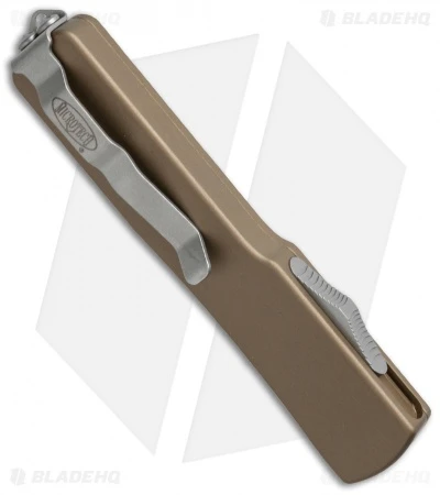 Microtech UTX-70 Tanto OTF Automatic Knife Tan (2.4" Stonewash) 148-10TA 4 Microtech UTX-70 Tanto OTF Automatic Knife Tan (2.4" Stonewash) 148-10TA - Image 2